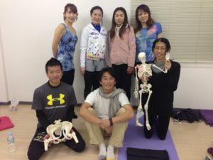 ヨガ解剖学コース卒業写真