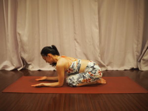 シルシャーサナ 重力の圧力から内臓を解放し 逆向きにする事でデトックス効果 ヨガインストラクターの資格取得 ヴィオラトリコロール